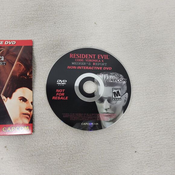 Resident Evil Code Veronica X Bonus Disc Promotional DVD Movie Video Game Games - Picture 5 of 9